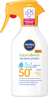 Spray solare Kids Sensitive Protect SPF50+ NIVEA SUN