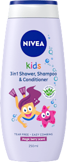 kids 3u1 dečiji šampon i gel za tuširanje – Sparkle berry scent NIVEA BABY