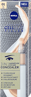 Concealer Augenpflege 3in1 Hyaluron Cellular Filler, 01 Hell NIVEA