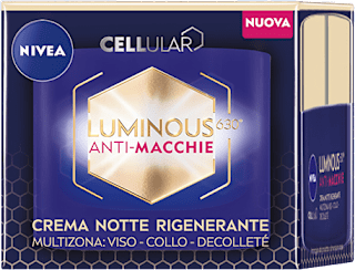Crema notte rigenerante multizona Cellular Luminous 630 anti-macchie NIVEA