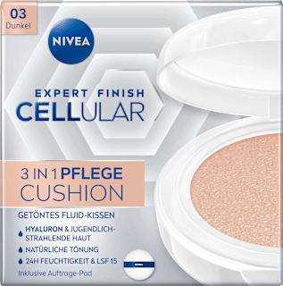 Gesichtsfluid getönt 3in1 Hyaluron Cellular Filler (Dunkel) LSF 15 NIVEA