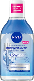 Acqua Micellare RIGENERANTE siero-infusa + 5% con pantenolo e squalane NIVEA