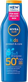 Детски слънцезащитен лосион Protect & Care, SPF50+ NIVEA SUN