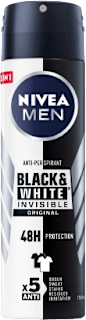 Black & White Invisible Original - dezodorans u spreju NIVEA MEN