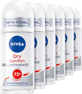 Antitranspirant Deo Roll-on Dry Comfort, Vorteilspack (6x50 ml), 300 ml
