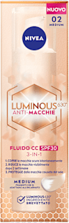 Cellular Luminous630 Fluido CC Crema SPF 30 3in1  Medium NIVEA