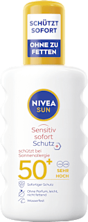 Sonnenspray sensitiv Sofortschutz LSF 50+ NIVEA SUN