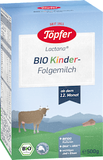 Lapte de continuare Lactana Kinder Bio 12+ Töpfer