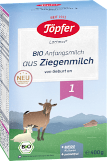 Anfangsmilch 1 Lactana aus Ziegenmilch von Geburt an Töpfer