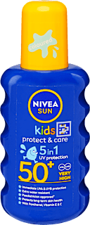Kids Protect & Care sprej za sunčanje, SPF50+ NIVEA SUN