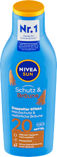 Mlieko na opaľovanie podporujúce zhnednutie OF 20 NIVEA SUN