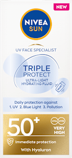 Cremă de față fluidă cu SPF50+ NIVEA SUN