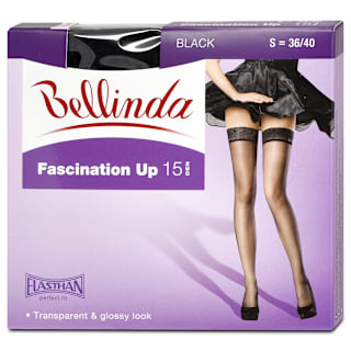 samodržící punčochy Fascination Up, 36-40 černé Bellinda