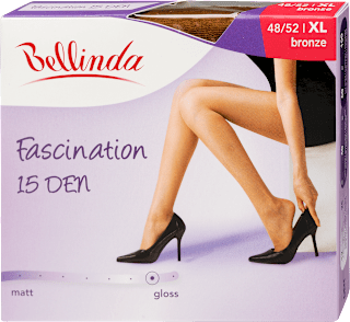 Harisnyanadrág Fascination, 15 DEN, bronz, XL Bellinda
