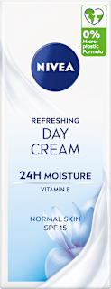 Krem odświeżający na dzień 24h nawilżenia SPF 15  NIVEA