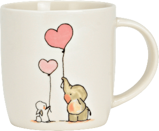Kaffeebecher, Hase & Elefant Dekorieren & Einrichten
