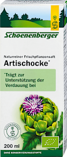 Frischpflanzensaft Artischocke Schoenenberger