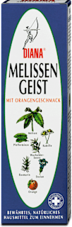 Melissengeist mit Orangengeschmack Diana