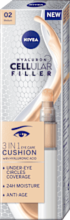 HYALURON CELLULAR FILLER 3 IN 1 korektor za područje oko očiju - 02 Medium NIVEA