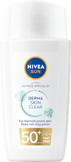 DERMA SKIN CLEAR fluid za zaštitu kože od sunca, SPF 50+ NIVEA SUN