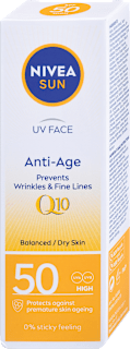 Krema za zaščito obraza pred soncem Q10 AntiAge & AntiPigments ZF 50 NIVEA SUN