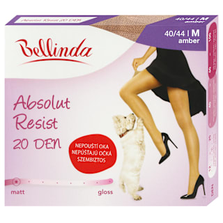 Harisnyanadrág, Absolut Resist, 20 DEN, amber, M Bellinda