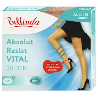 Harisnyanadrág Absolut Resist Vital, 20 DEN, amber S Bellinda