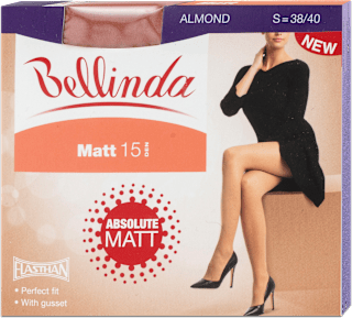 punčochové kalhoty MATT, velikost 40 almond Bellinda