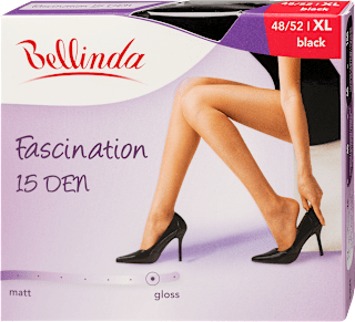 Harisnyanadrág Fascination, 15 DEN, fekete, XL Bellinda