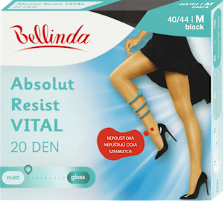 punčochové kalhoty Absolut Resist Vital velikost 40/44 black Bellinda