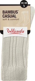 unisex ponožky Bambus Casual, 35-38, béžové Bellinda