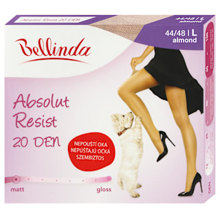 Harisnyanadrág, Absolut Resist, 20 DEN, almond, L Bellinda