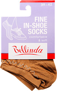 Női bokazokni Fine in-shoe, amber, 39-42 Bellinda