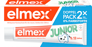 Zahnpasta Kinder Junior 6-12 Jahren (2x75ml) elmex