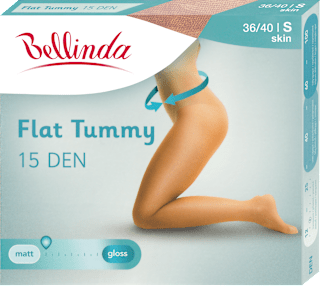 punčochové kalhoty FLAT TUMMY tělové vel. S Bellinda