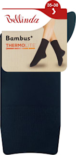 Bambus Thermolite női zokni, kék, 35-38 Bellinda