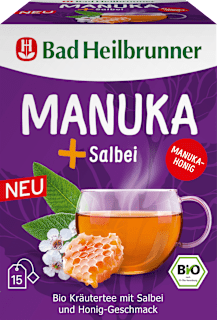 Kräutertee Manuka & Salbei (15 Beutel) Bad Heilbrunner