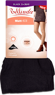 punčochové kalhoty Matt 40 DEN, 36-40 černé Bellinda