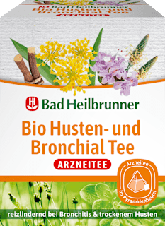 Arzneitee, Husten- & Bronchial Tee (12 Beutel) Bad Heilbrunner