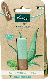 balzám na rty s výtažky z máty a aloe vera Kneipp