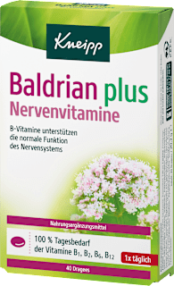 Baldrian plus Nervenvitamine Dragees Kneipp