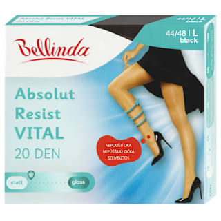 Harisnyanadrág Absolut Resist Vital, 20 DEN, fekete L Bellinda