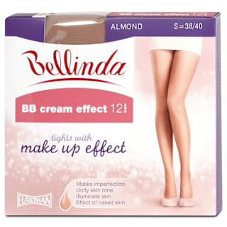 Pančuchové nohavice BB cream effect, S 38/40 - almond Bellinda