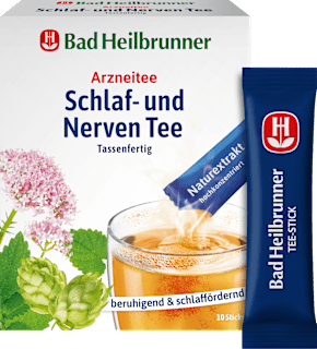 Arzneitee, Schlaf- & Nerven Tee (10 Sticks) Bad Heilbrunner