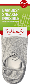 unisex ponožky Bambus Sneaker Invisible, 39-42 šedé Bellinda