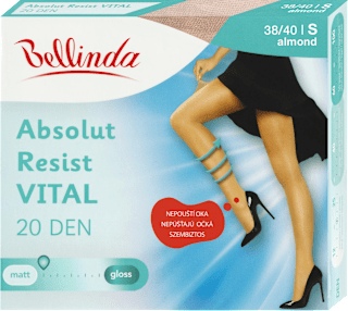 punčochové kalhoty Absolut Resist Vital velikost 38/40 almond Bellinda