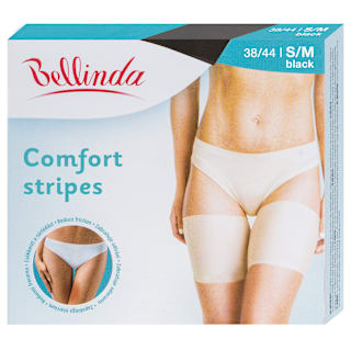 Combvédő pánt, Comfort, fekete, S/M Bellinda