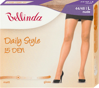 Hlačne nogavice, 15 DEN, 44-48, nude Bellinda