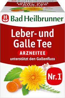 Arzneitee, Leber- & Galle Tee (8 Beutel) Bad Heilbrunner