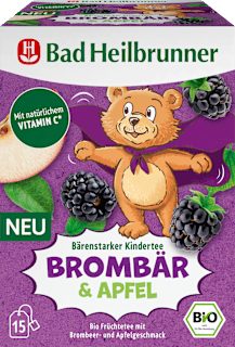 Kindertee, Brombär & Apfel (15 Beutel) Bad Heilbrunner